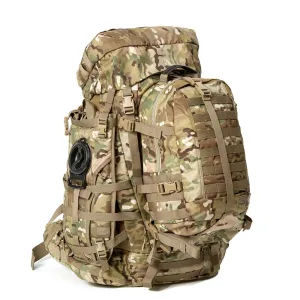 AKmax Large Rucksack with Detacheable Tactical Backpack Hydration Pack Shoulder Straps and Waist Belt Multicam