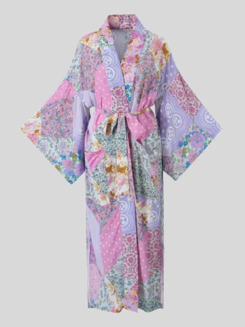 Light Up Your World Women's Loose Short Sleeves Kimono