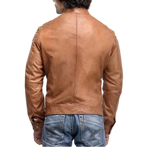 Men Biker Leather Jackets: Rohnny