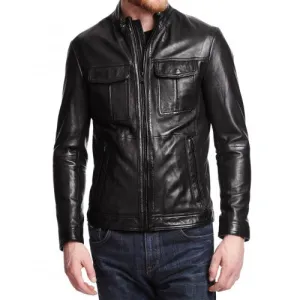 Men Designer Leather Jackets: Fusion