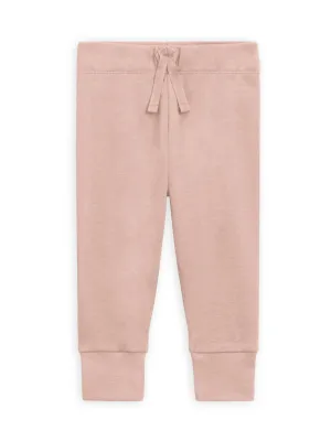 Organic Baby and Kids Cruz Joggers - Blush 6-12M