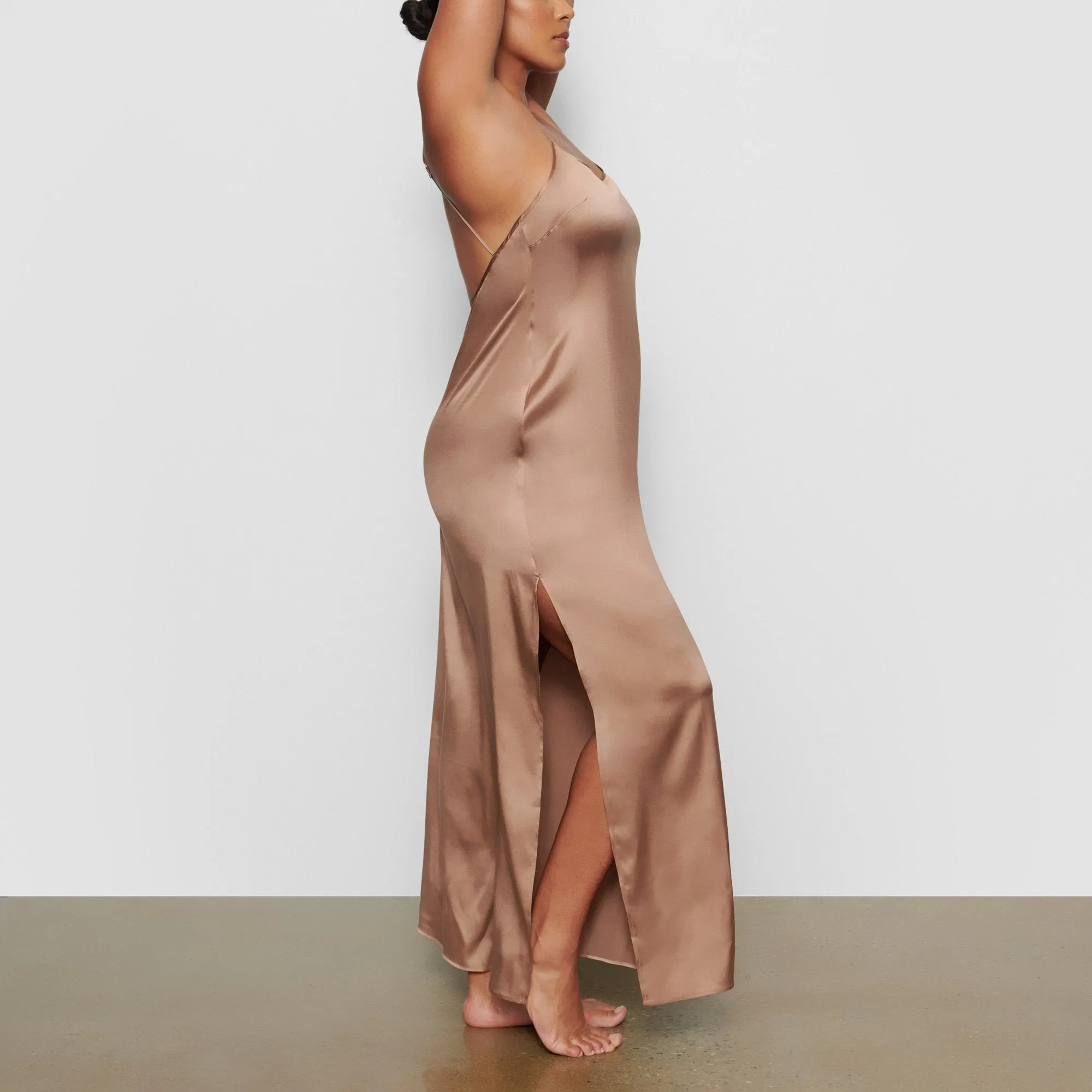 SILK LONG SLEEP SLIP | SIENNA