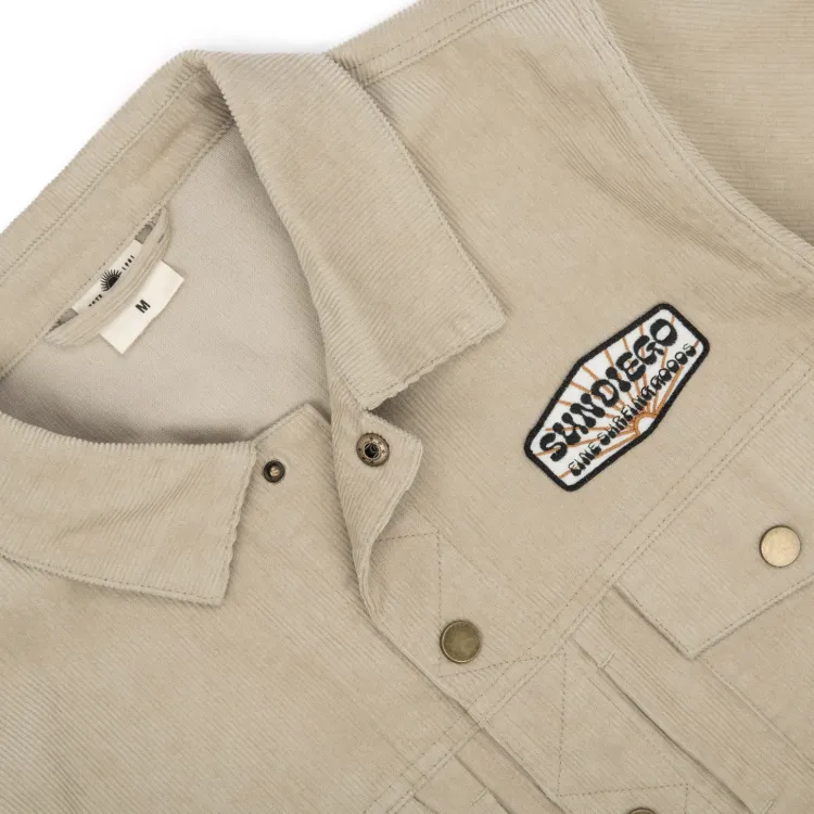 SunDiego RANGER CORD JACKET - TAN