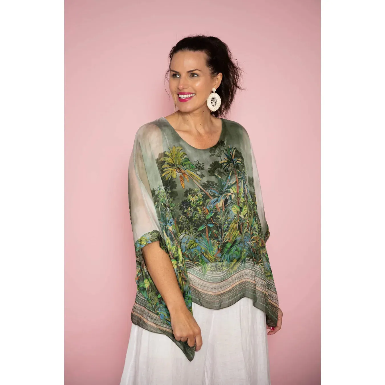 Toucan Silk Top