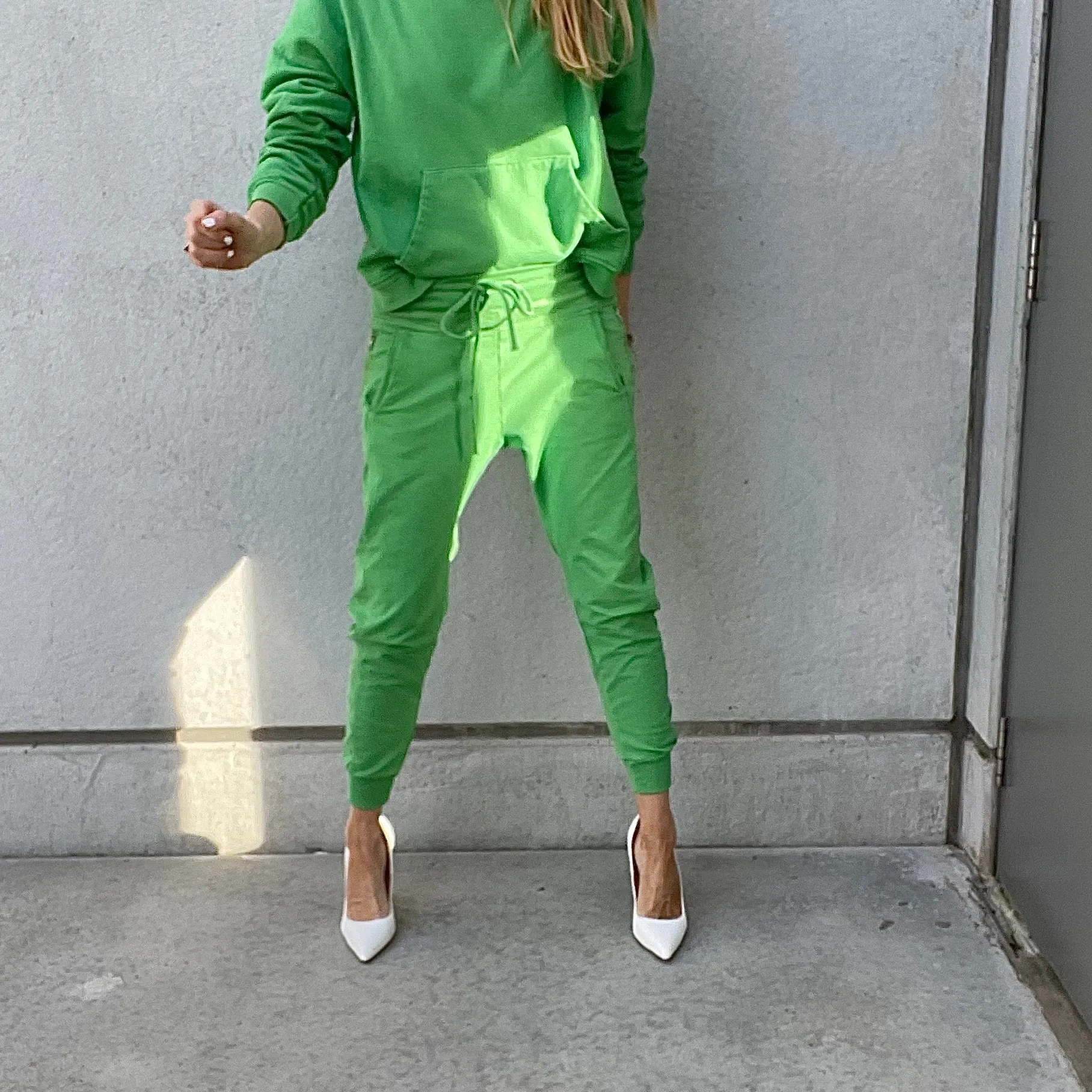 ULTIMATE NEON GREEN  super slouchy hoody