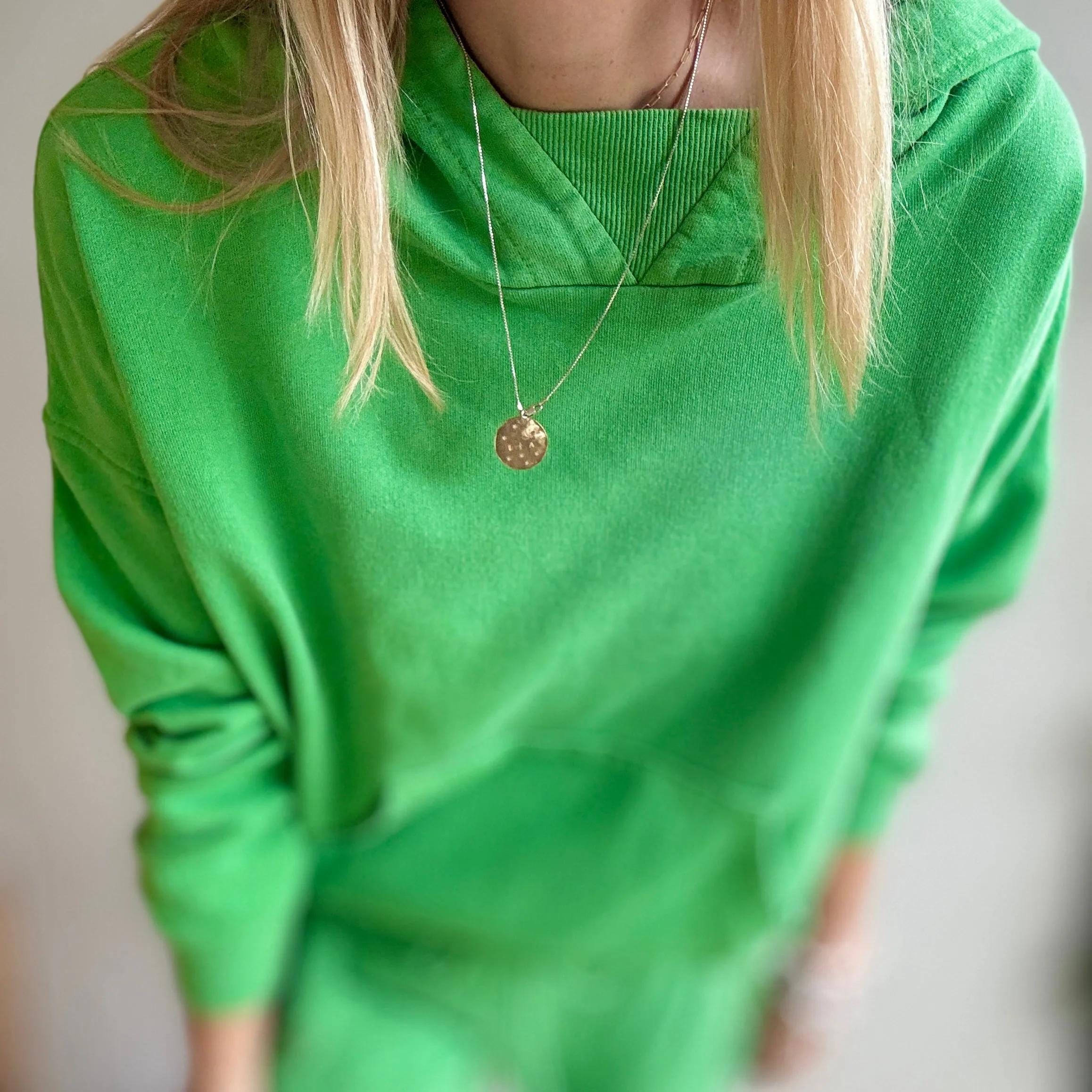 ULTIMATE NEON GREEN  super slouchy hoody